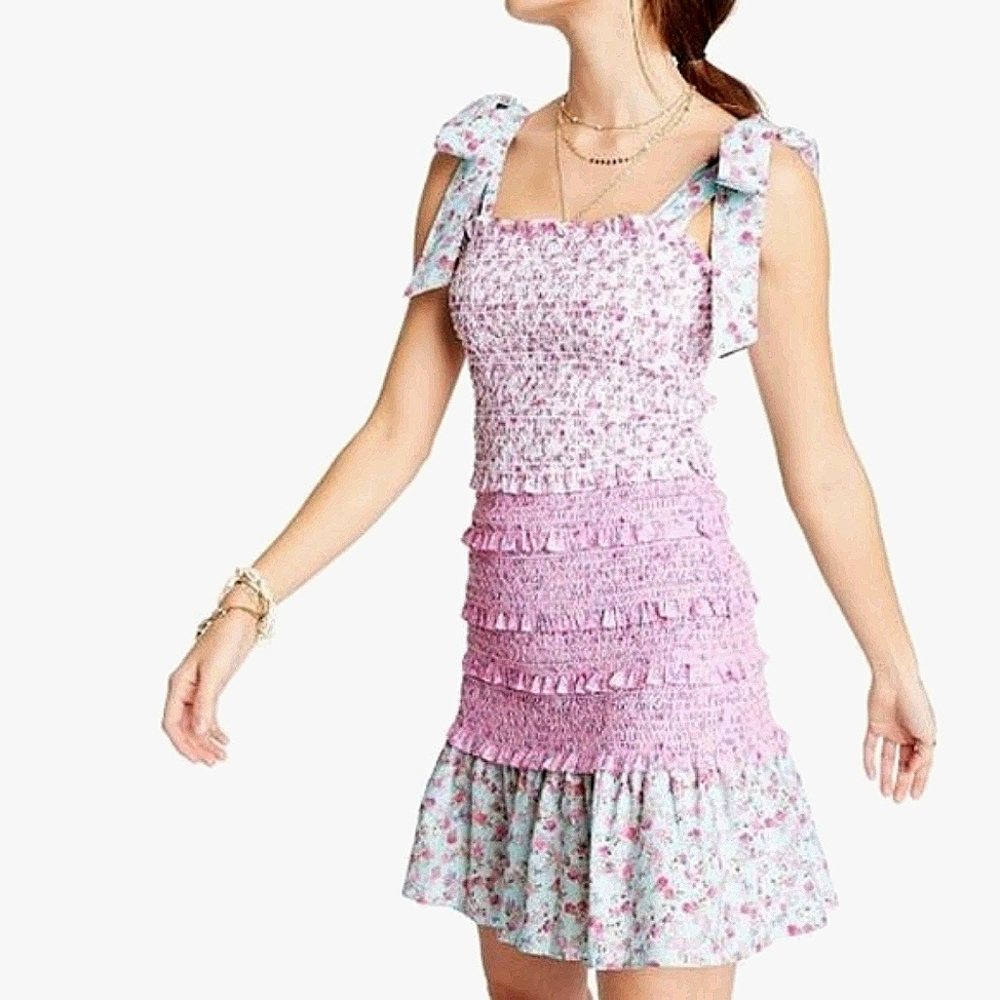 NWT LoveShackFancy Target Adeline Smocked Dress